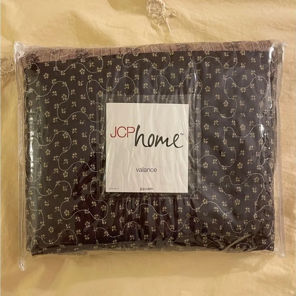 JC Penny Boho Home Quilted Valance New in Package